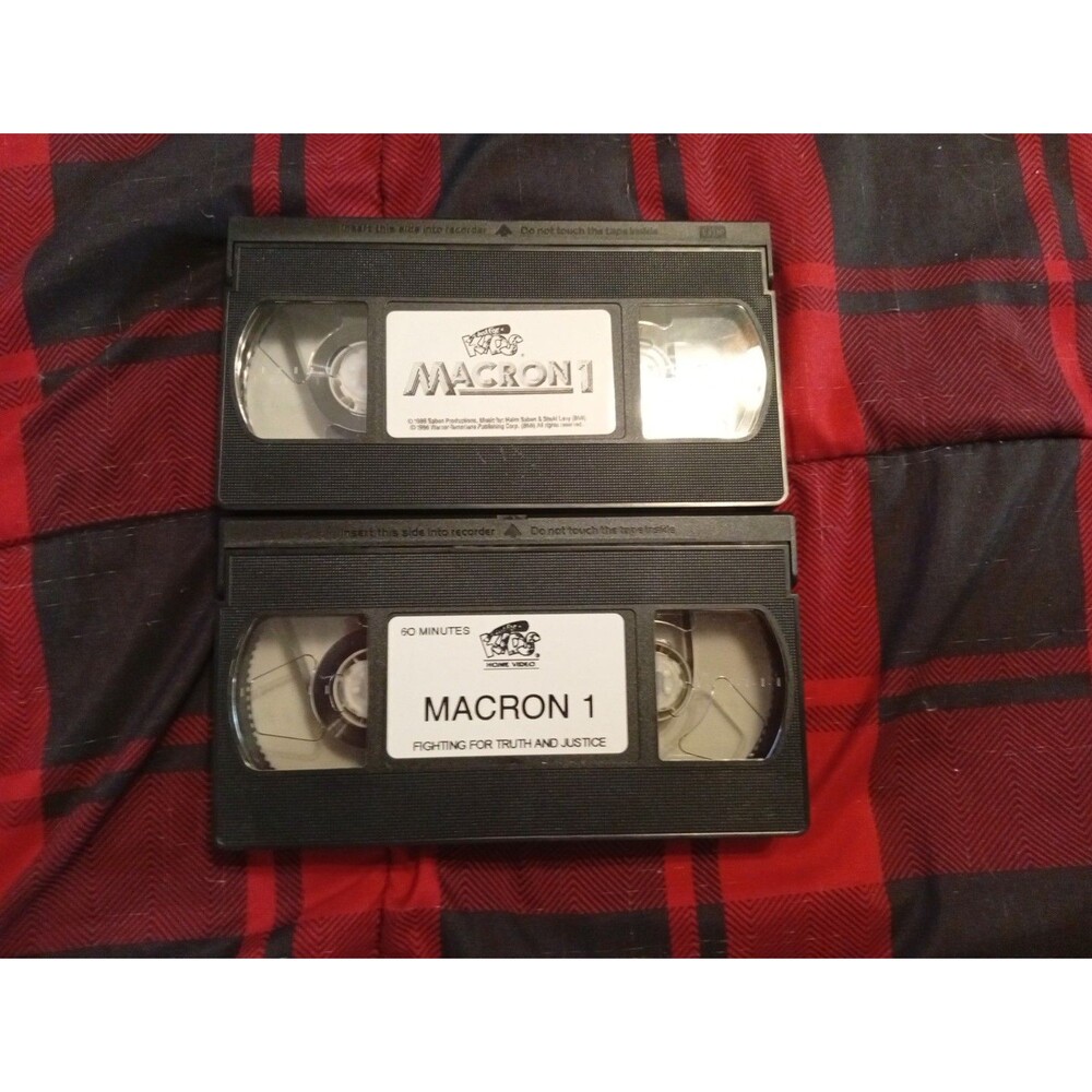 Macron 1 Fighting For Truth And Justice & Dark Star's Revenge VHS Lot of 2 Anime - Picture 2 of 6